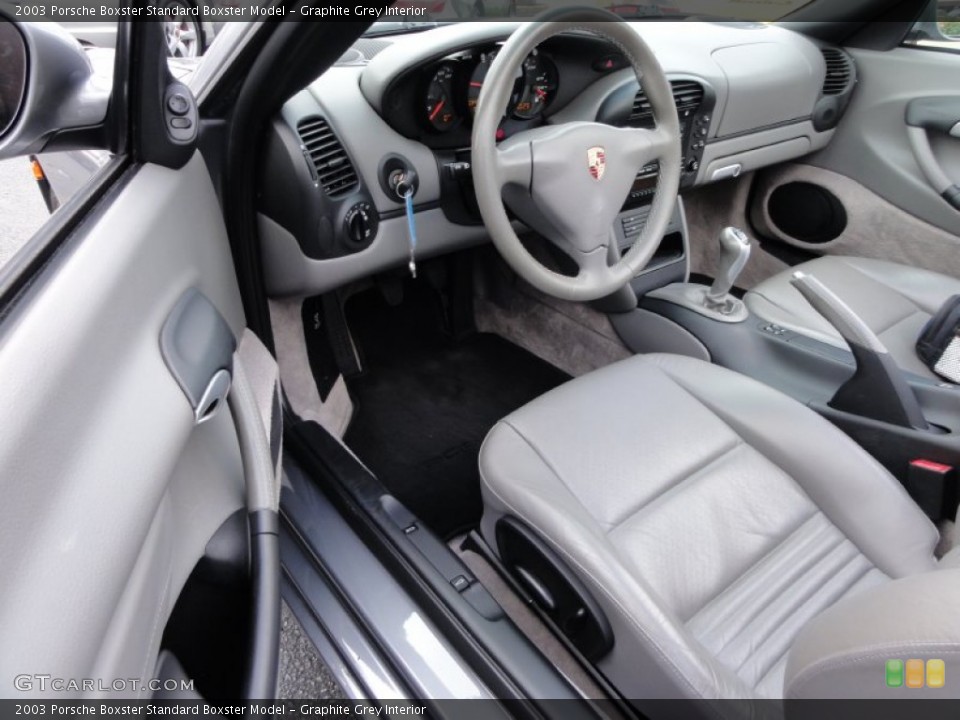 Graphite Grey Interior Photo for the 2003 Porsche Boxster  #55559249