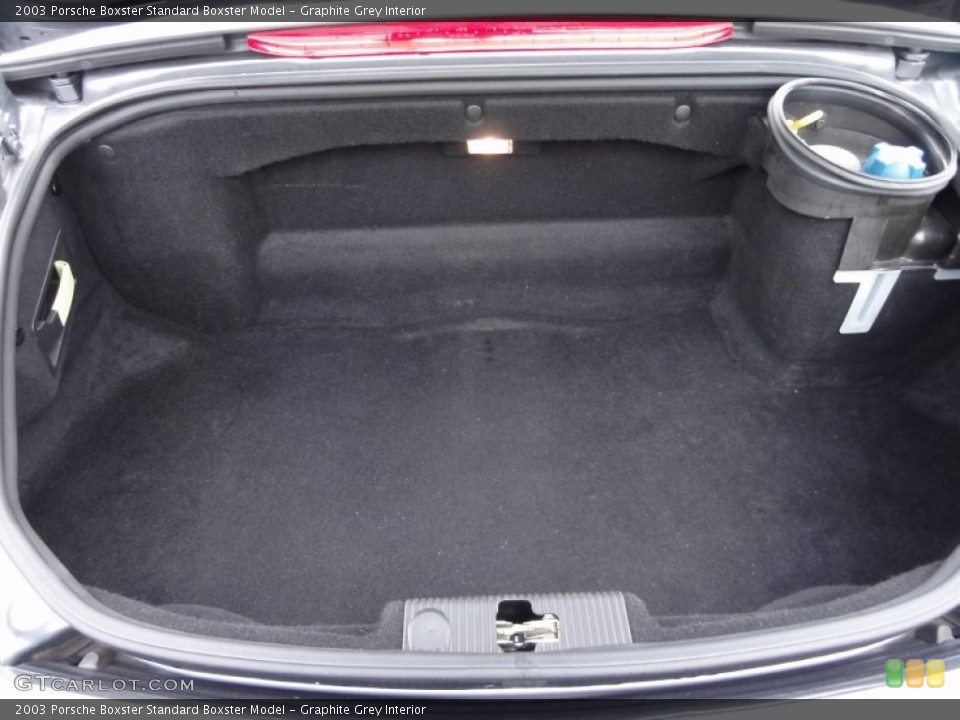 Graphite Grey Interior Trunk for the 2003 Porsche Boxster  #55559322