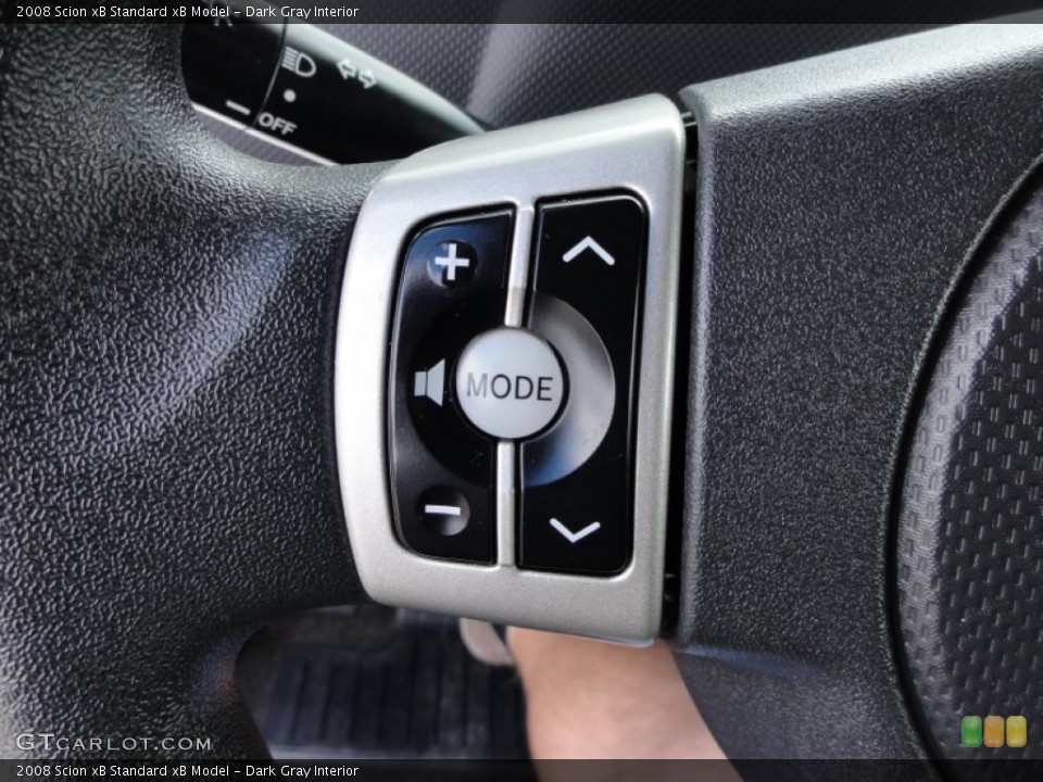 Dark Gray Interior Controls for the 2008 Scion xB  #55561116