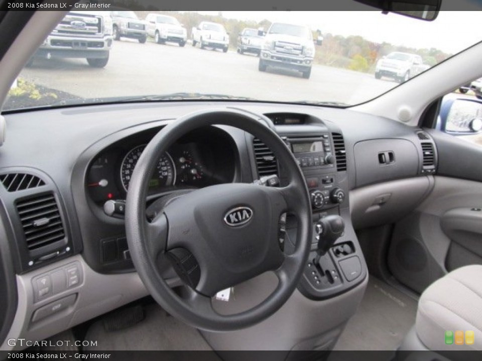 Gray Interior Dashboard for the 2008 Kia Sedona LX #55561722