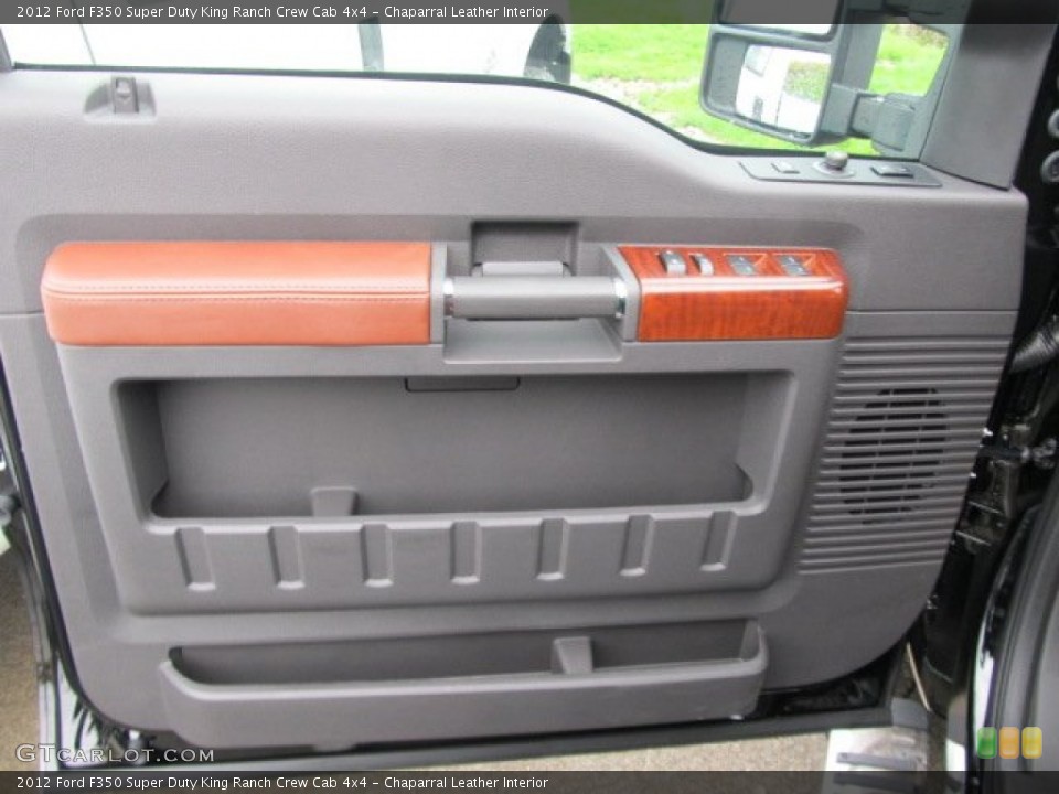 Chaparral Leather Interior Door Panel for the 2012 Ford F350 Super Duty King Ranch Crew Cab 4x4 #55562391