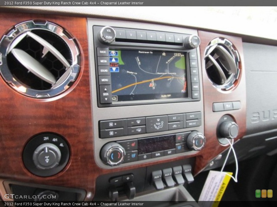 Chaparral Leather Interior Navigation for the 2012 Ford F350 Super Duty King Ranch Crew Cab 4x4 #55562430