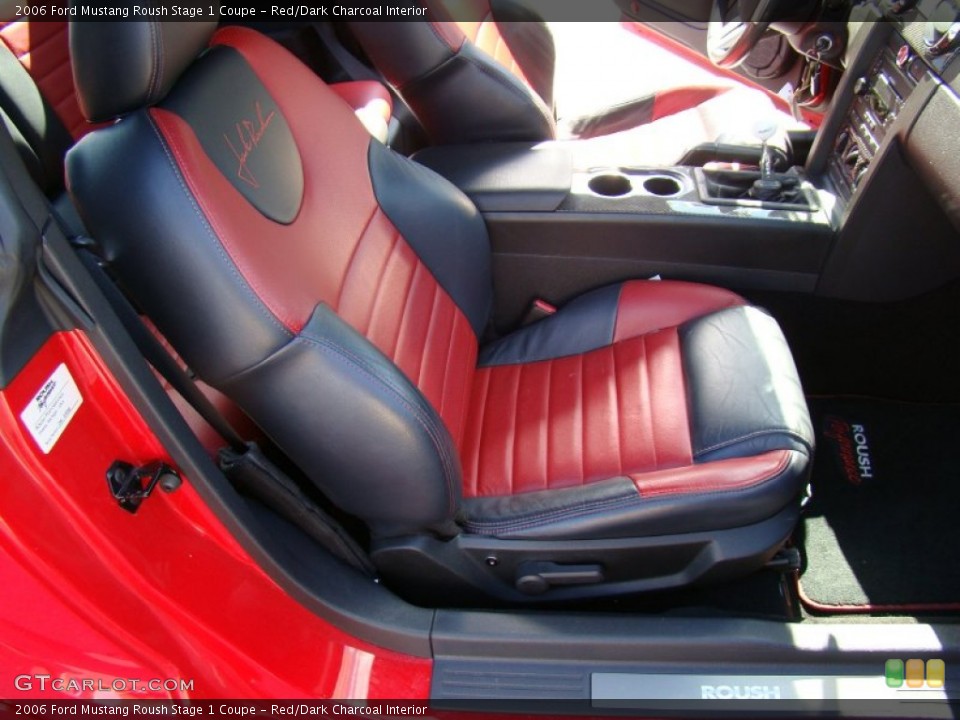 Red/Dark Charcoal Interior Photo for the 2006 Ford Mustang Roush Stage 1 Coupe #55562889
