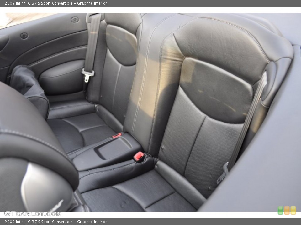 Graphite Interior Photo for the 2009 Infiniti G 37 S Sport Convertible #55564167