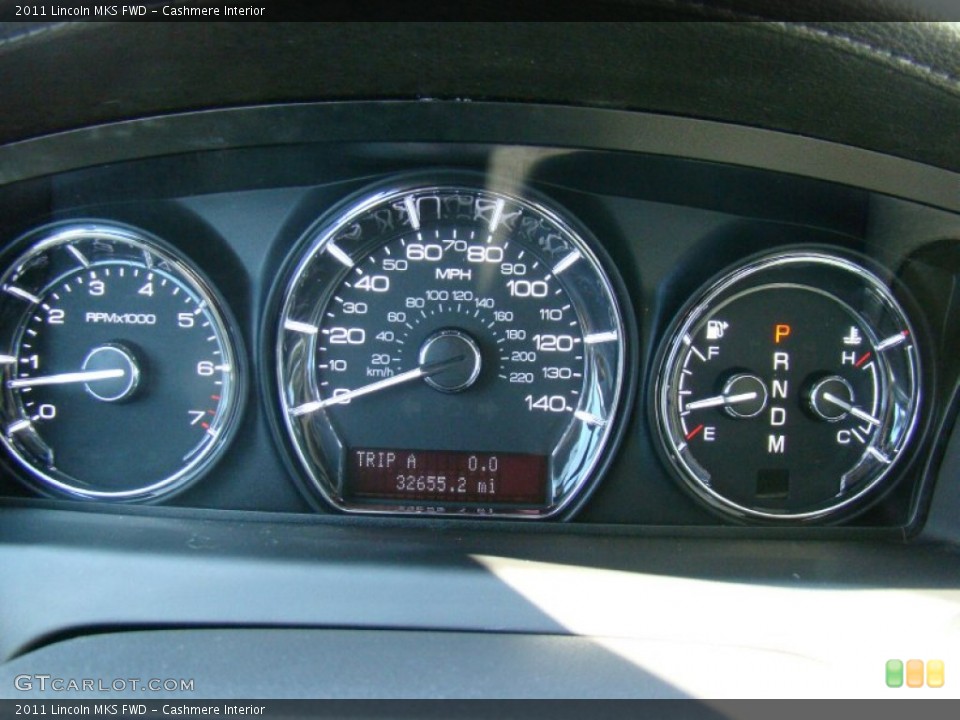 Cashmere Interior Gauges for the 2011 Lincoln MKS FWD #55564878