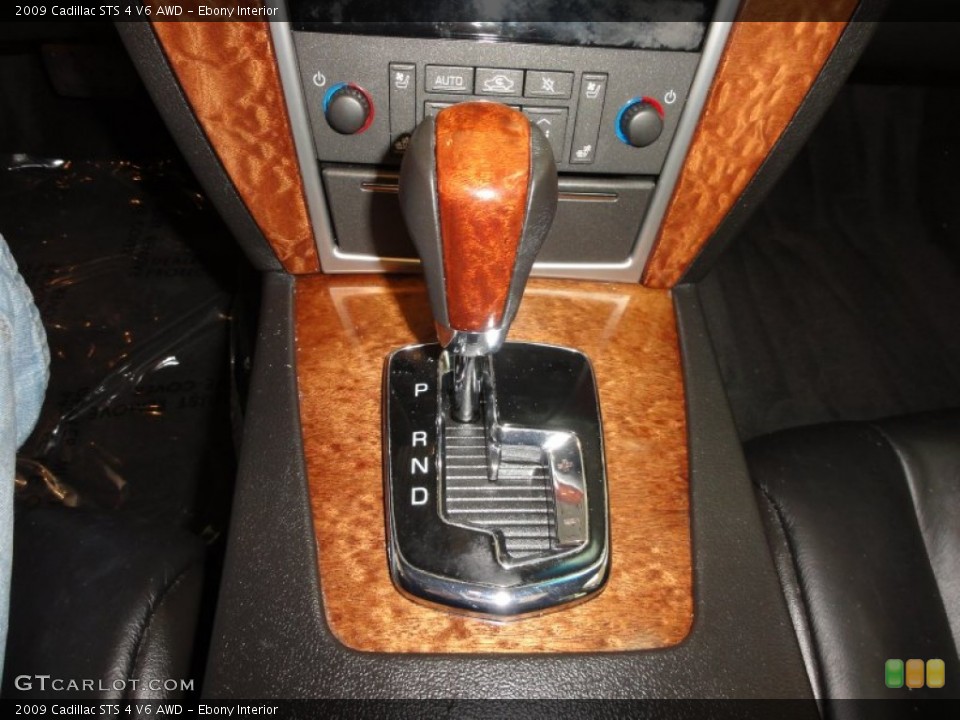 Ebony Interior Transmission for the 2009 Cadillac STS 4 V6 AWD #55565601