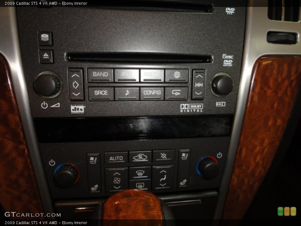 Ebony Interior Controls for the 2009 Cadillac STS 4 V6 AWD #55565610