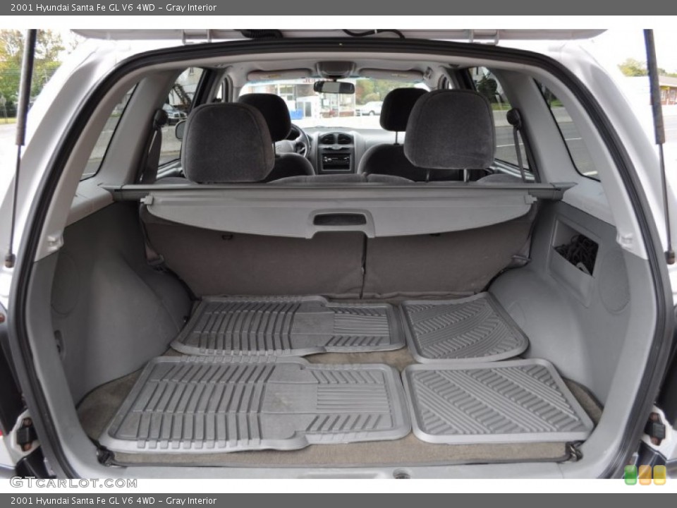 Gray Interior Trunk for the 2001 Hyundai Santa Fe GL V6 4WD #55566330