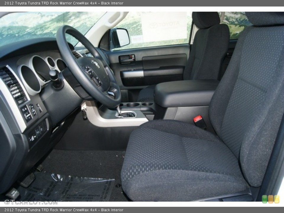 Black Interior Photo for the 2012 Toyota Tundra TRD Rock Warrior CrewMax 4x4 #55566444