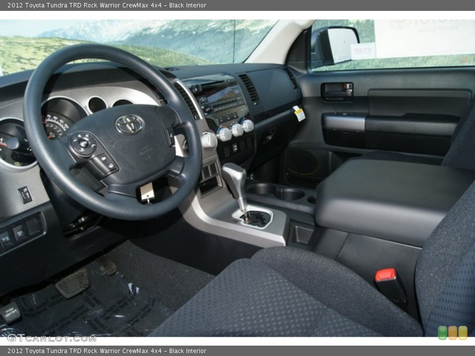 Black Interior Photo for the 2012 Toyota Tundra TRD Rock Warrior CrewMax 4x4 #55566447