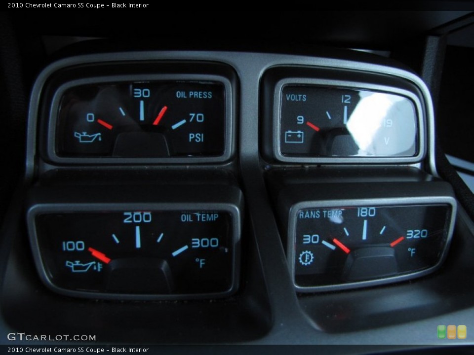 Black Interior Gauges for the 2010 Chevrolet Camaro SS Coupe #55566612