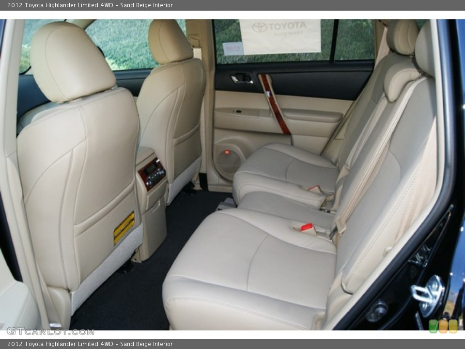 Sand Beige Interior Photo for the 2012 Toyota Highlander Limited 4WD #55567386