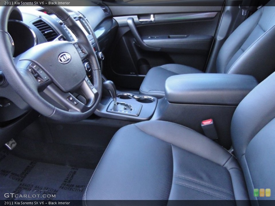Black Interior Photo for the 2011 Kia Sorento SX V6 #55568073