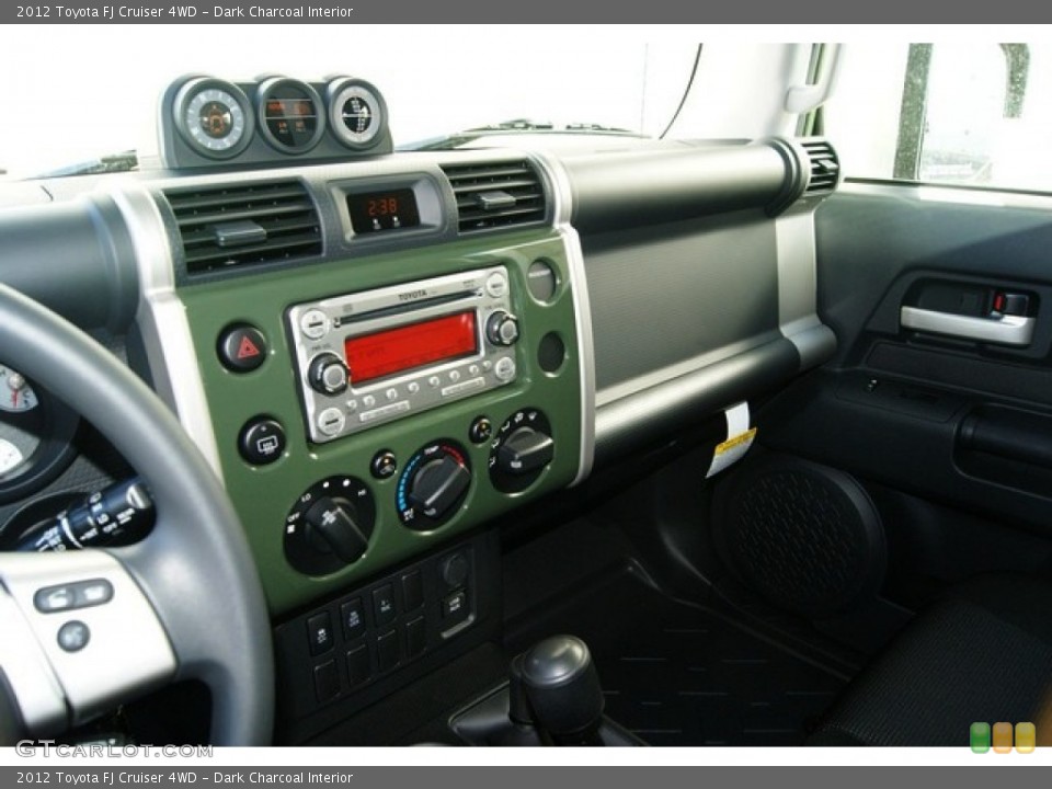 Dark Charcoal Interior Dashboard for the 2012 Toyota FJ Cruiser 4WD #55568085