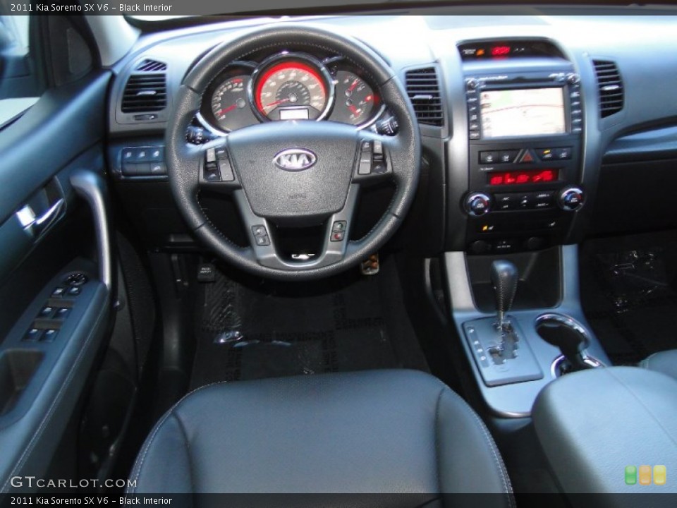 Black Interior Dashboard for the 2011 Kia Sorento SX V6 #55568136