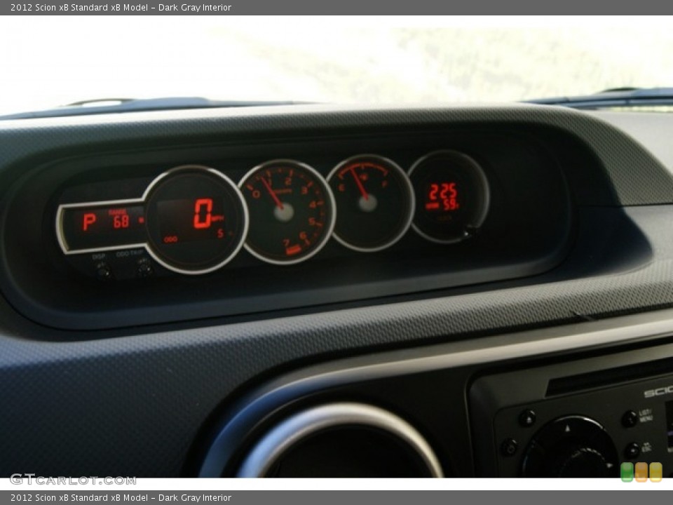 Dark Gray Interior Gauges for the 2012 Scion xB  #55568314