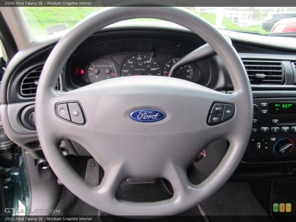 Medium Graphite Interior Steering Wheel for the 2000 Ford Taurus SE #55573096
