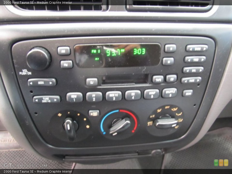 Medium Graphite Interior Audio System for the 2000 Ford Taurus SE #55573107