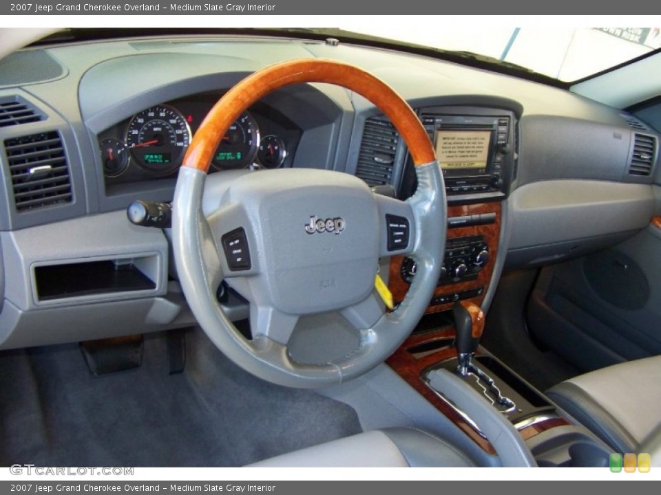 Medium Slate Gray Interior Dashboard for the 2007 Jeep Grand Cherokee Overland #55573350