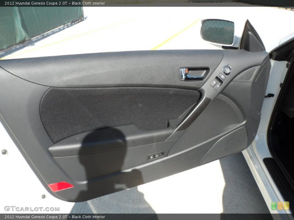 Black Cloth Interior Door Panel for the 2012 Hyundai Genesis Coupe 2.0T #55573575