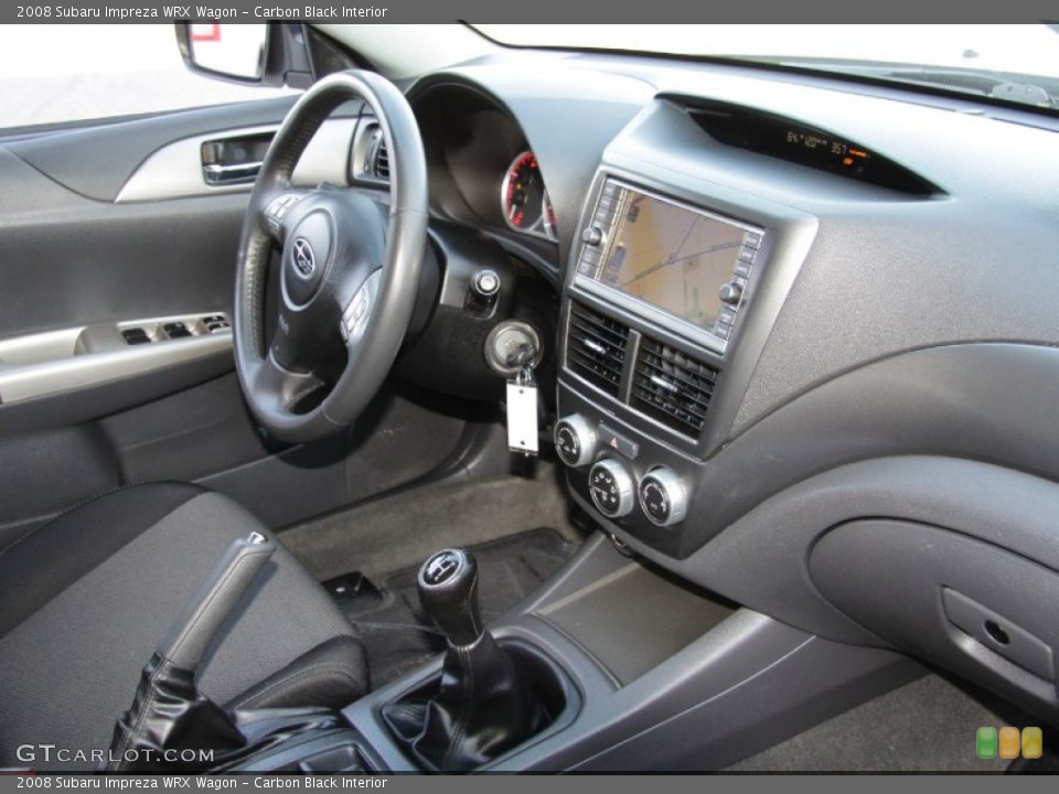 Carbon Black Interior Photo for the 2008 Subaru Impreza WRX Wagon #55573845