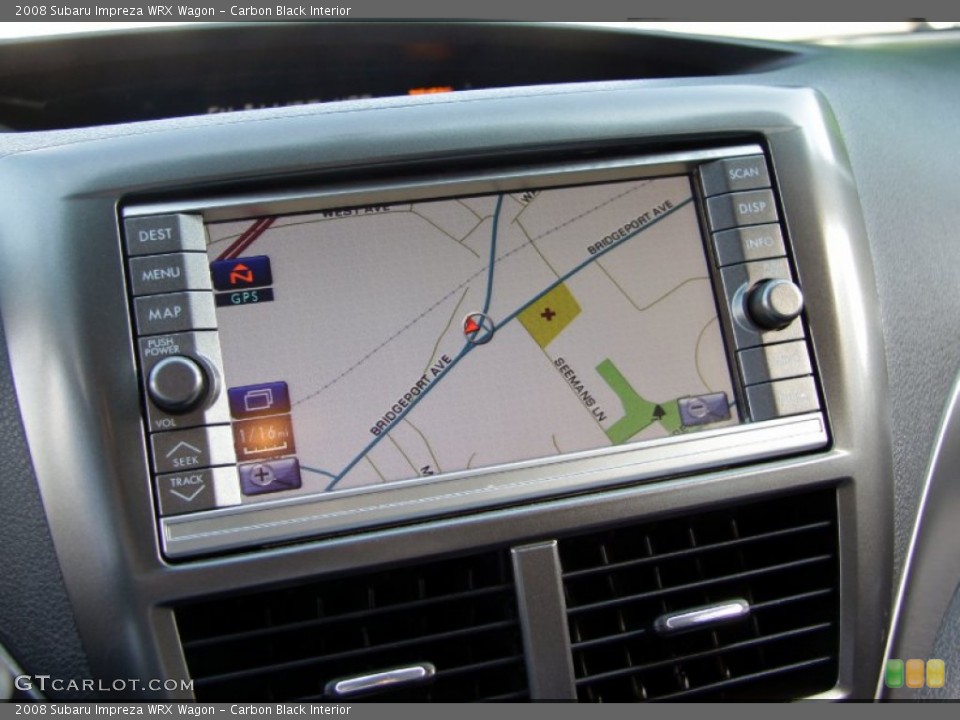 Carbon Black Interior Navigation for the 2008 Subaru Impreza WRX Wagon #55573881