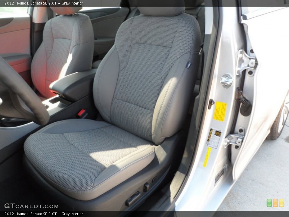 Gray Interior Photo for the 2012 Hyundai Sonata SE 2.0T #55573902