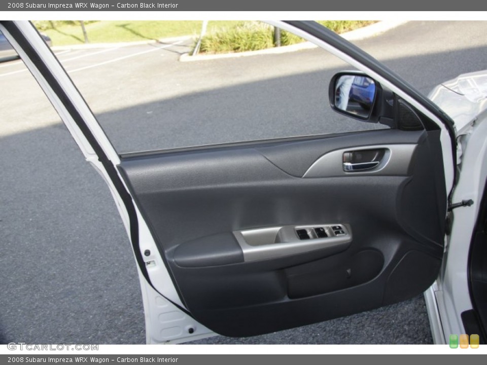 Carbon Black Interior Door Panel for the 2008 Subaru Impreza WRX Wagon #55573926