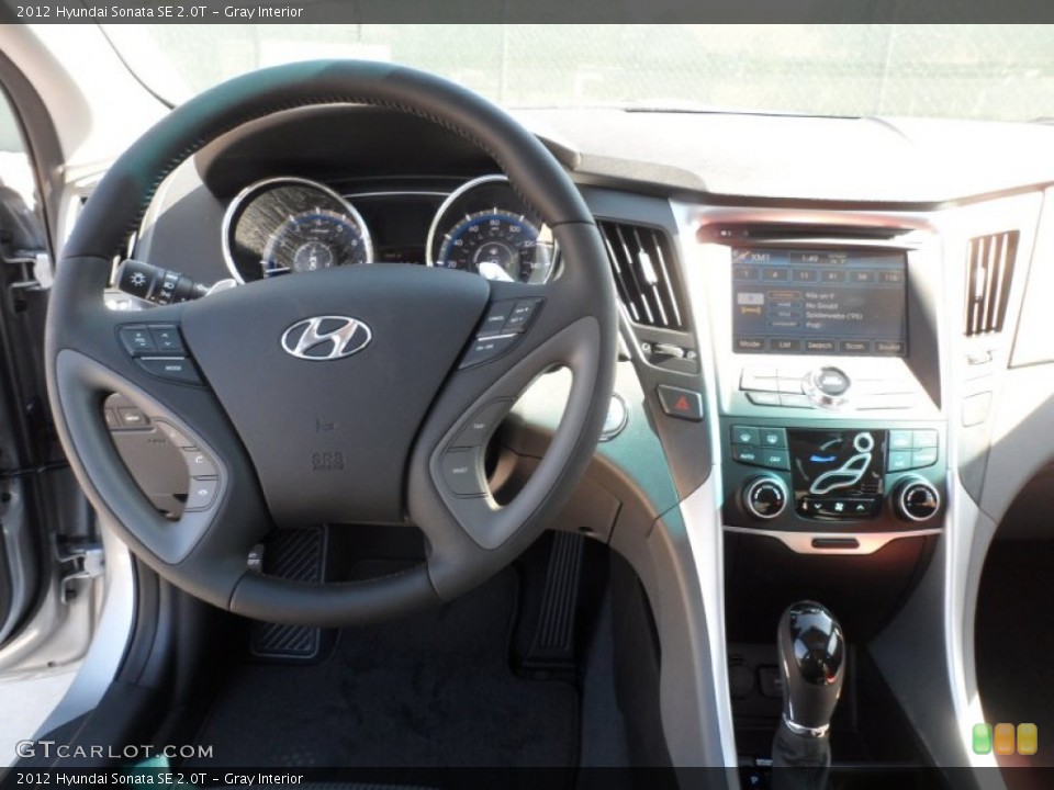 Gray Interior Dashboard for the 2012 Hyundai Sonata SE 2.0T #55573929