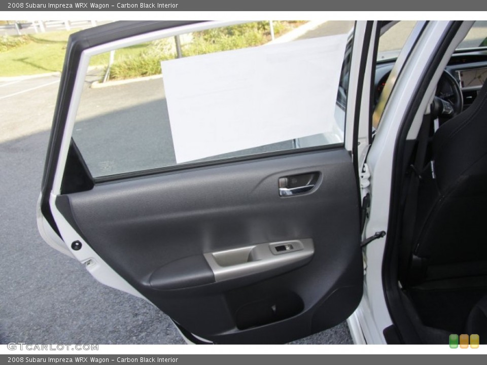 Carbon Black Interior Door Panel for the 2008 Subaru Impreza WRX Wagon #55573935