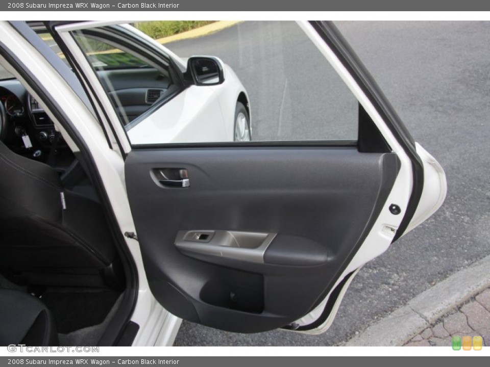 Carbon Black Interior Door Panel for the 2008 Subaru Impreza WRX Wagon #55573941