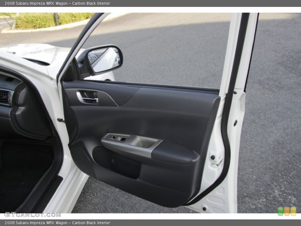 Carbon Black Interior Door Panel for the 2008 Subaru Impreza WRX Wagon #55573951