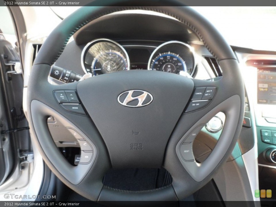 Gray Interior Steering Wheel for the 2012 Hyundai Sonata SE 2.0T #55573986