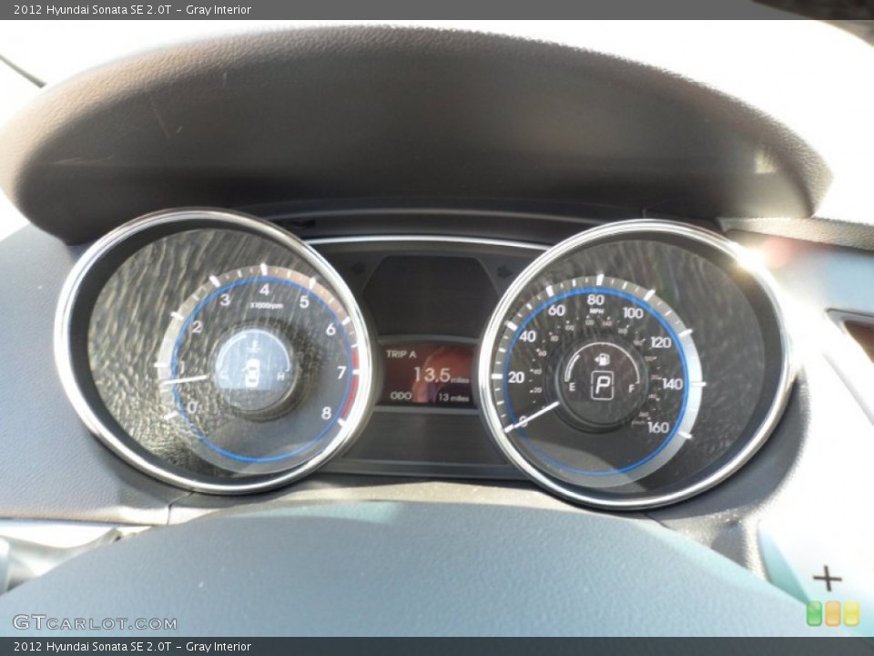 Gray Interior Gauges for the 2012 Hyundai Sonata SE 2.0T #55573997
