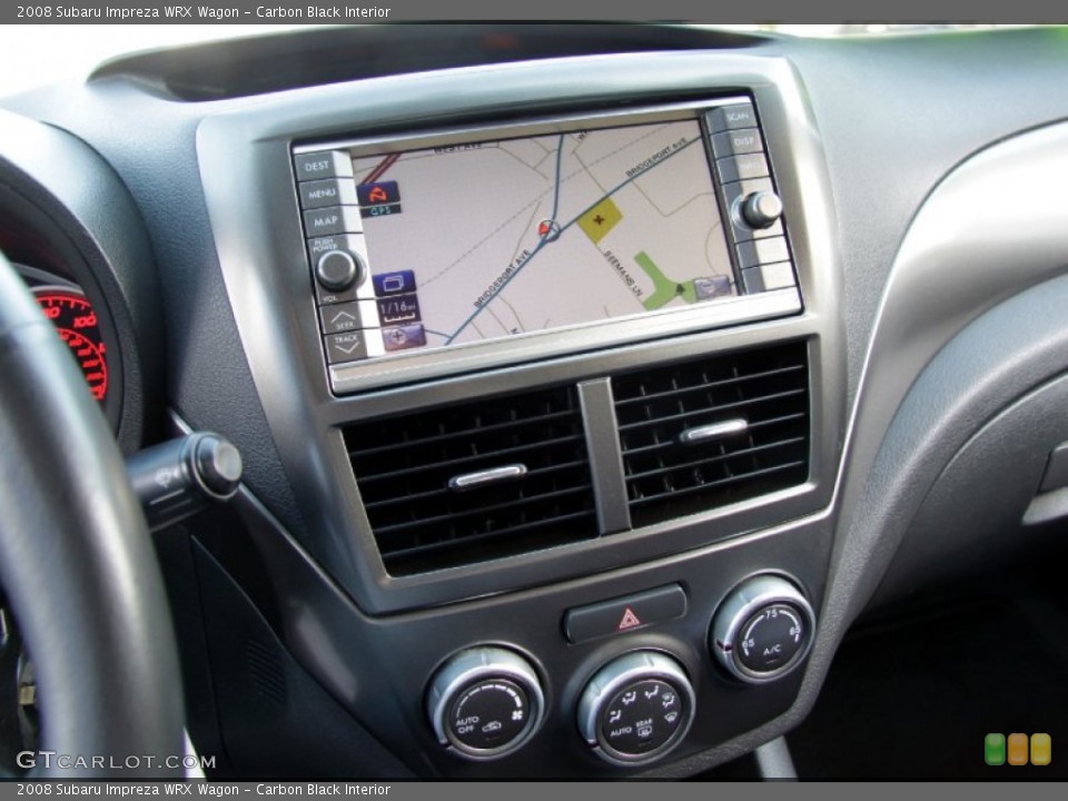 Carbon Black Interior Navigation for the 2008 Subaru Impreza WRX Wagon #55574010