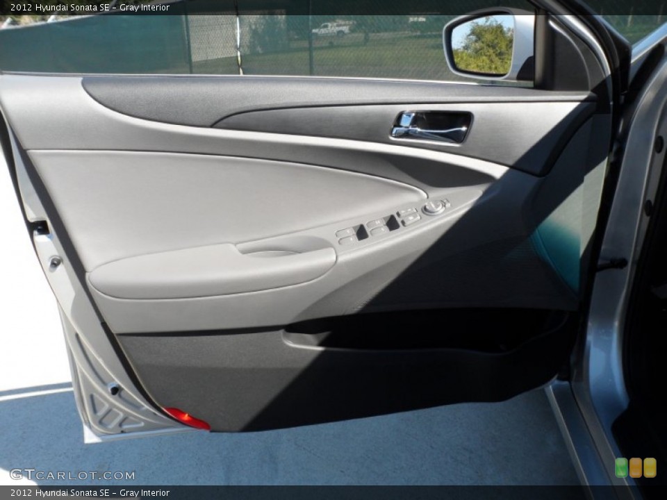 Gray Interior Door Panel for the 2012 Hyundai Sonata SE #55574487