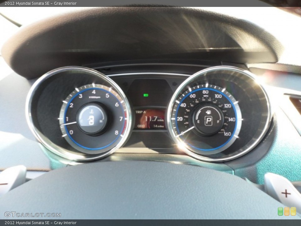 Gray Interior Gauges for the 2012 Hyundai Sonata SE #55574586