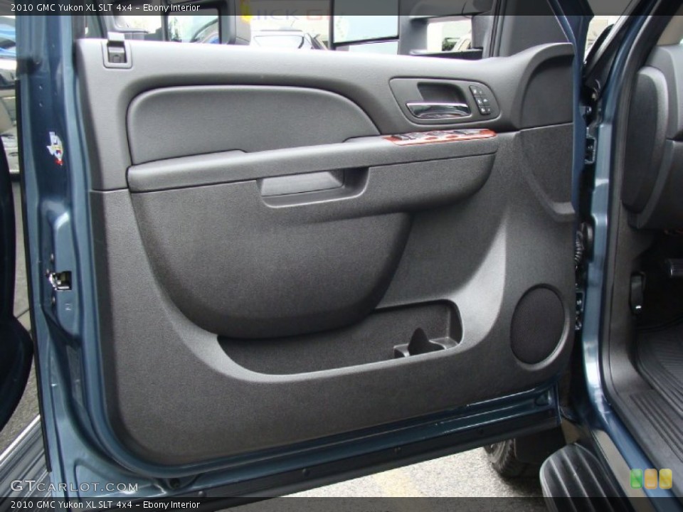Ebony Interior Door Panel for the 2010 GMC Yukon XL SLT 4x4 #55575015