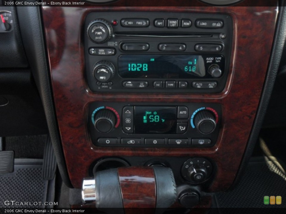 Ebony Black Interior Controls for the 2006 GMC Envoy Denali #55575480