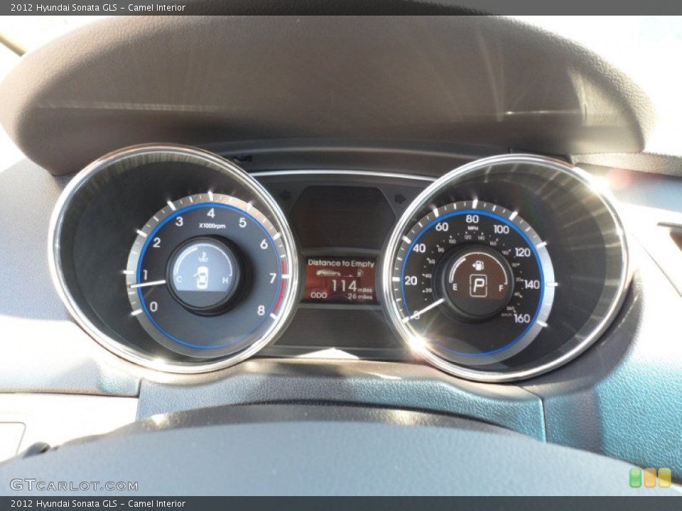 Camel Interior Gauges for the 2012 Hyundai Sonata GLS #55575555
