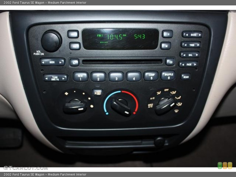 Medium Parchment Interior Audio System for the 2002 Ford Taurus SE Wagon #55576406