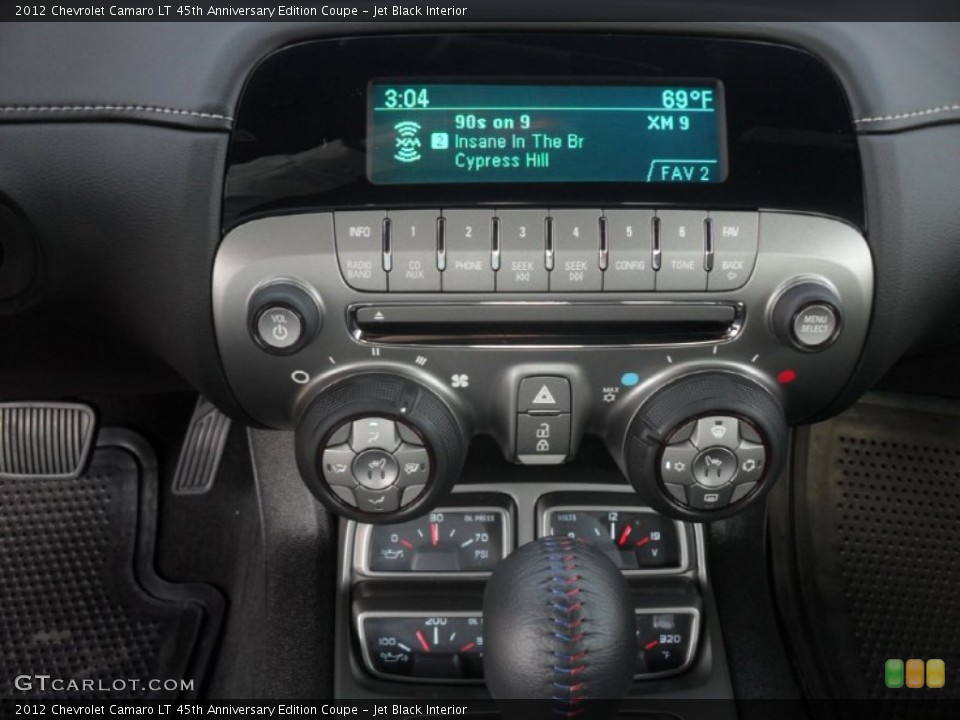Jet Black Interior Controls for the 2012 Chevrolet Camaro LT 45th Anniversary Edition Coupe #55576435
