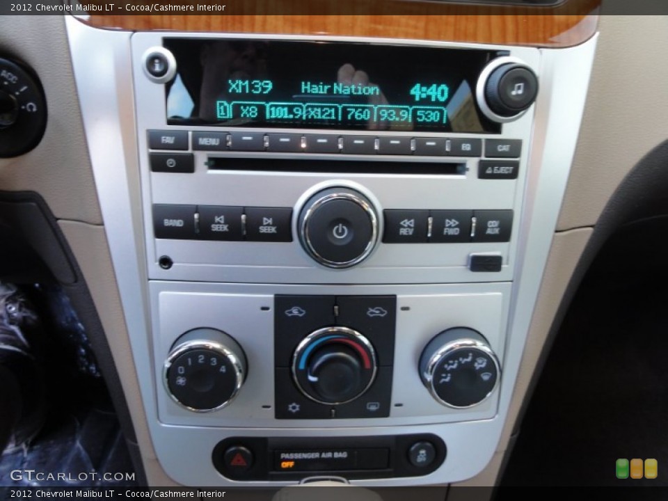 Cocoa/Cashmere Interior Audio System for the 2012 Chevrolet Malibu LT #55577625