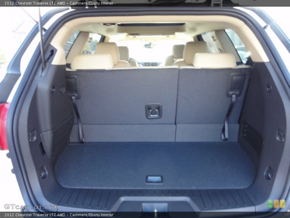 Cashmere/Ebony Interior Trunk for the 2012 Chevrolet Traverse LTZ AWD #55578423