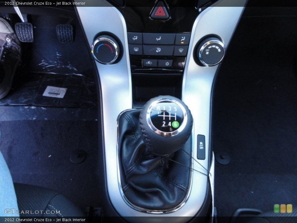 Jet Black Interior Transmission for the 2012 Chevrolet Cruze Eco #55578981