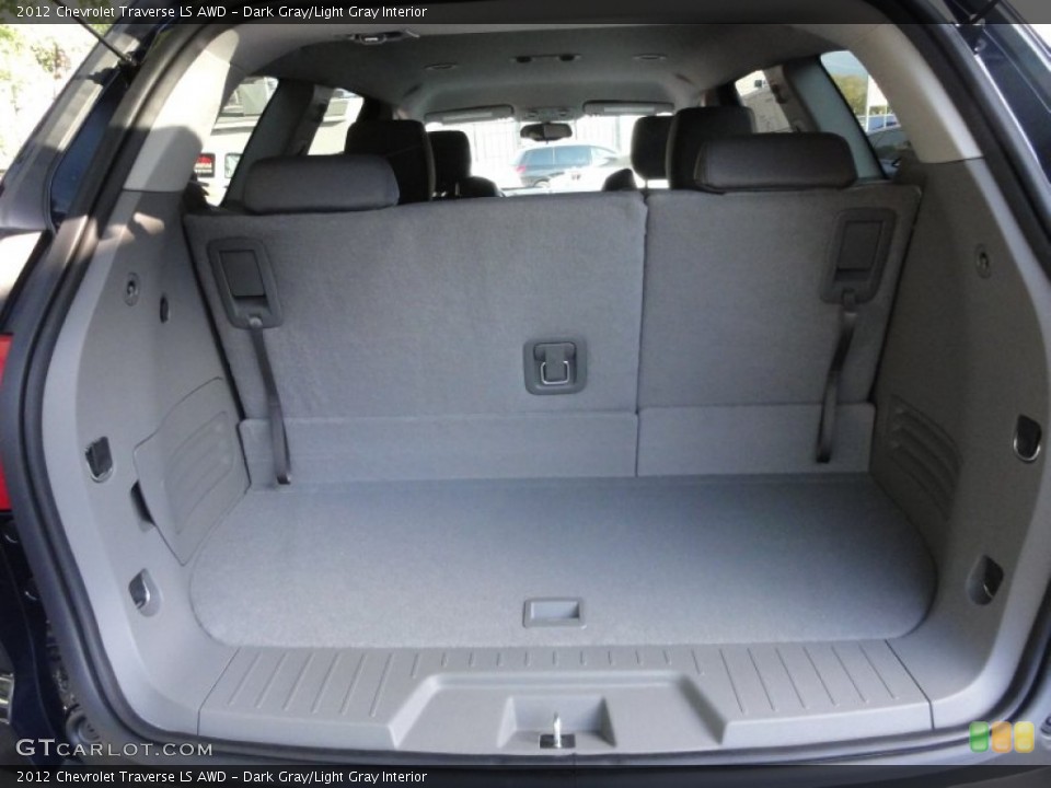 Dark Gray/Light Gray Interior Trunk for the 2012 Chevrolet Traverse LS AWD #55579347