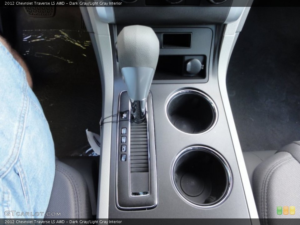 Dark Gray/Light Gray Interior Transmission for the 2012 Chevrolet Traverse LS AWD #55579392