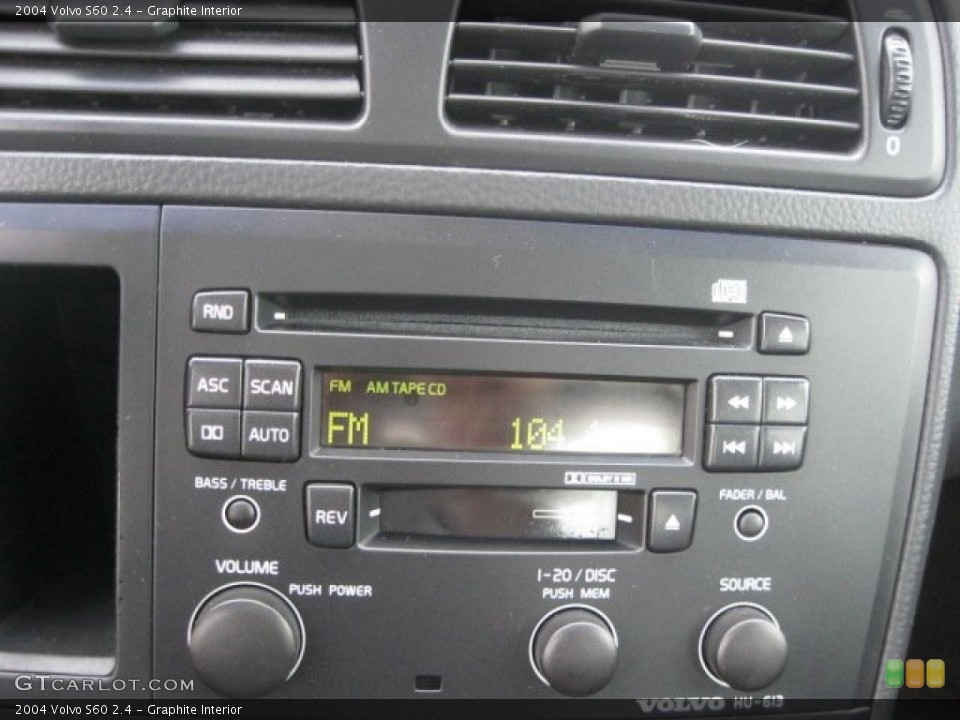 Graphite Interior Audio System for the 2004 Volvo S60 2.4 #55579755