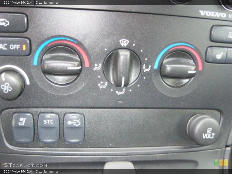 Graphite Interior Controls for the 2004 Volvo S60 2.4 #55579764