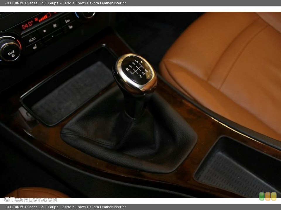 Saddle Brown Dakota Leather Interior Transmission for the 2011 BMW 3 Series 328i Coupe #55580193